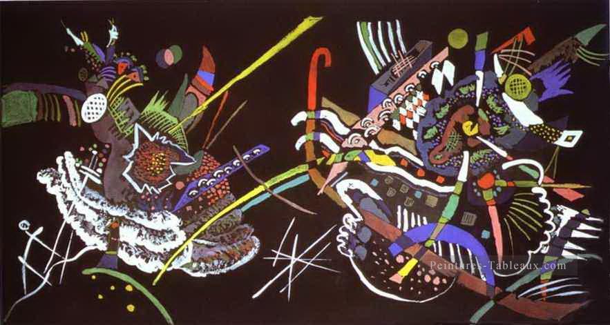 projet pour la peinture murale dans le mur de l’exposition d’art non juré b 1922 Wassily Kandinsky Peintures à l'huile